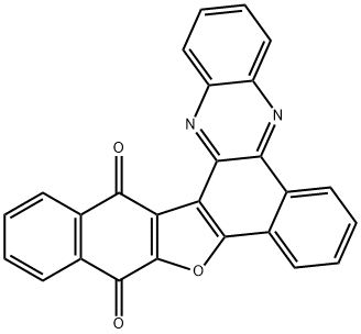 Benzo[a]naphtho[2',3':4,5]furo[2,3-c]phenazine-11,16-dione 结构式