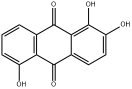 2-羥蒽絳酚 结构式