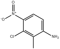 2-氨基-6-氯-5-硝基甲苯 结构式