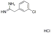 2-(3-氯苯基)乙脒盐酸盐 结构式