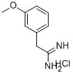 2-(3-甲氧基-苯基)-乙脒 结构式