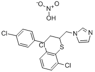 硝酸布康唑 结构式
