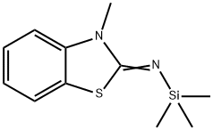 Silanamine, 1,1,1-trimethyl-N-(3-methyl-2(3H)-benzothiazolylidene)- (9CI) 结构式