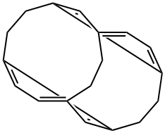 5,6,11,12-Tetrahydro-2,8-ethanodibenzo[a,e]cyclooctene 结构式