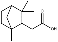 Bicyclo[2.2.1]heptane-2-acetic acid, 1,3,3-trimethyl- (9CI) 结构式