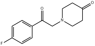 1-(4-氟-苯甲酰基)-哌啶-4-酮 结构式