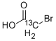 溴乙酸-2-13C 结构式