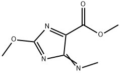 4H-Imidazole-5-carboxylicacid,2-methoxy-4-(methylimino)-,methylester(9CI) 结构式
