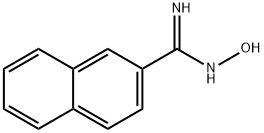 N'-羟基-2-萘甲脒 结构式