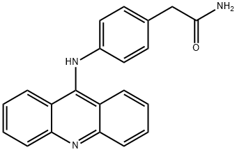 2-[p-[(Acridin-9-yl)amino]phenyl]acetamide 结构式