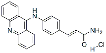 3-(4-(9-Acridinylamino)phenyl)-2-propenamide monohydrochloride 结构式