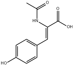 2-ACETYL-3-(4-HYDROXYLPHENYL)-ACRYLICACID 结构式