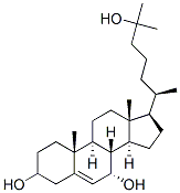 7Α,25-二羟基胆固醇 结构式