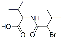 N-(2-Bromo-3-methylbutyryl)-dl-valine 结构式