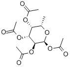 1,2,3,4-四-O-乙酰基-Α-L-岩藻吡喃糖苷 结构式