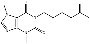 己酮可可碱 结构式