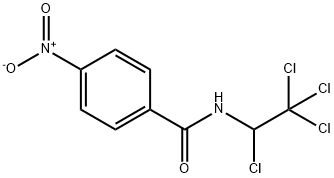 N-(1,2,2,2-TETRACHLOROETHYL)-4- NITROBENZAMIDE 结构式