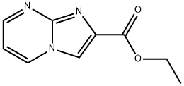 咪唑[1,2-A]嘧啶-2-甲酸乙酯 结构式