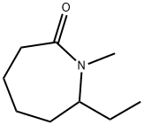 7-乙基-1-甲基氮杂环庚烷-2-酮 结构式