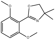 2-(2,6-二甲氧基苯基)-4,4-二甲基-2-唑啉 结构式