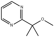 Pyrimidine, 2-(1-methoxy-1-methylethyl)- (9CI) 结构式
