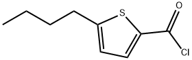 2-Thiophenecarbonyl chloride, 5-butyl- (9CI) 结构式