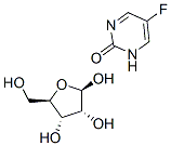 5-fluoropyrimidin-2-one beta-ribofuranoside 结构式