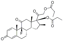 11-氧-倍他米松二丙酸酯 结构式