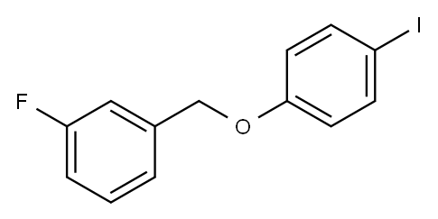 1-((4-碘甲氧基)甲基)-3-氟苯 结构式