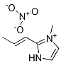 1-丙基-3-甲基咪唑硝酸盐 结构式