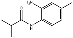 N-(2-氨基-4-甲基苯基)异丁酰胺 结构式