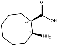 CIS-2-AMINO-CYCLOOCTANECARBOXYLIC ACID 结构式