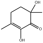 2-Cyclohexen-1-one, 2,6-dihydroxy-3,6-dimethyl- (9CI) 结构式