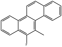 6-Fluoro-5-methylchrysene 结构式