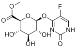methyl 1-(5-fluoro-1H-2-oxopyrimidin-4-yl)-beta-D- glucopyranuronate 结构式