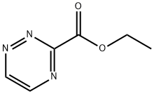 1,2,4-三嗪-3-羧酸乙酯 结构式