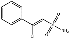 (Z)-2-氯-2-苯基- 乙烯磺酰胺 结构式
