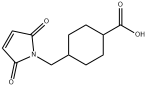 4-(N-马来酰亚胺基甲基)环己基甲酸 结构式