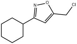 5-(氯甲基)-3-环己基异恶唑 结构式