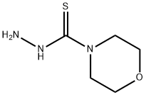 4-吗啉硫代羰酰肼 结构式