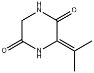 2,5-Piperazinedione,  3-(1-methylethylidene)- 结构式
