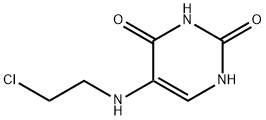 5-(2'-CHLOROETHYL)AMINOURACIL 结构式