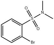 N,N-二甲基-2-溴苯磺酰胺 结构式