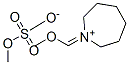 hexahydro-1-(methoxymethylene)-1H-azepinium methyl sulphate 结构式