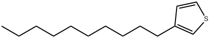 3-癸基噻吩 结构式