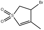 3-溴-4-甲基-2,3-二氢噻吩1,1-二氧化物 结构式