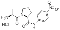 (S)-1-(L-丙氨酰)-N-(4-硝基苯基)吡咯烷-2-甲酰胺盐酸盐 结构式