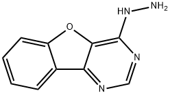 4-HYDRAZINO[1]BENZOFURO[3,2-D]PYRIMIDINE 结构式