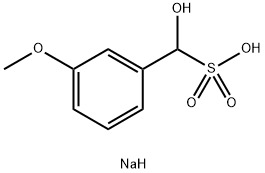 sodium alpha-hydroxy-m-methoxytoluene-alpha-sulphonate 结构式