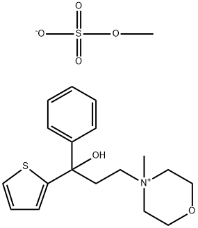 甲硫酸噻苯羟丙吗啉 结构式